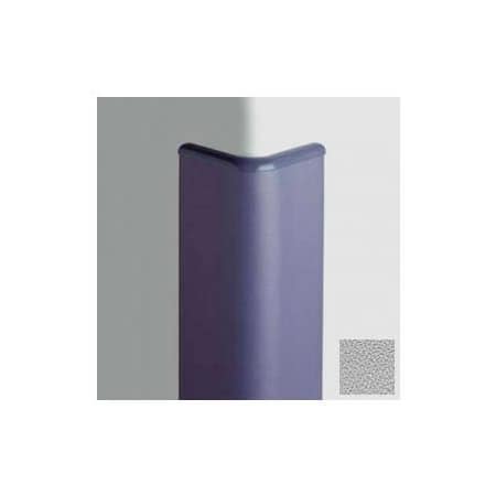 Pawling Surface Mounted Corner Guard Bullnose 90Deg, 3'' Wings, 12'H W/Caps, Pearl Gray CG-30-12-289